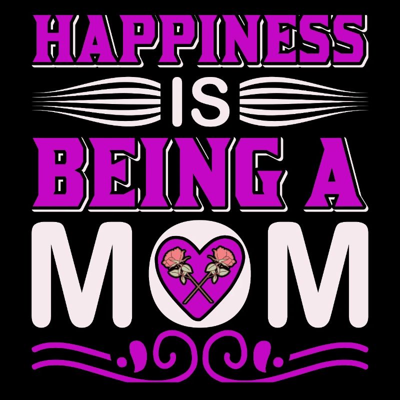 Glück ist, eine Mutter zu sein Mutterschaftsshirt