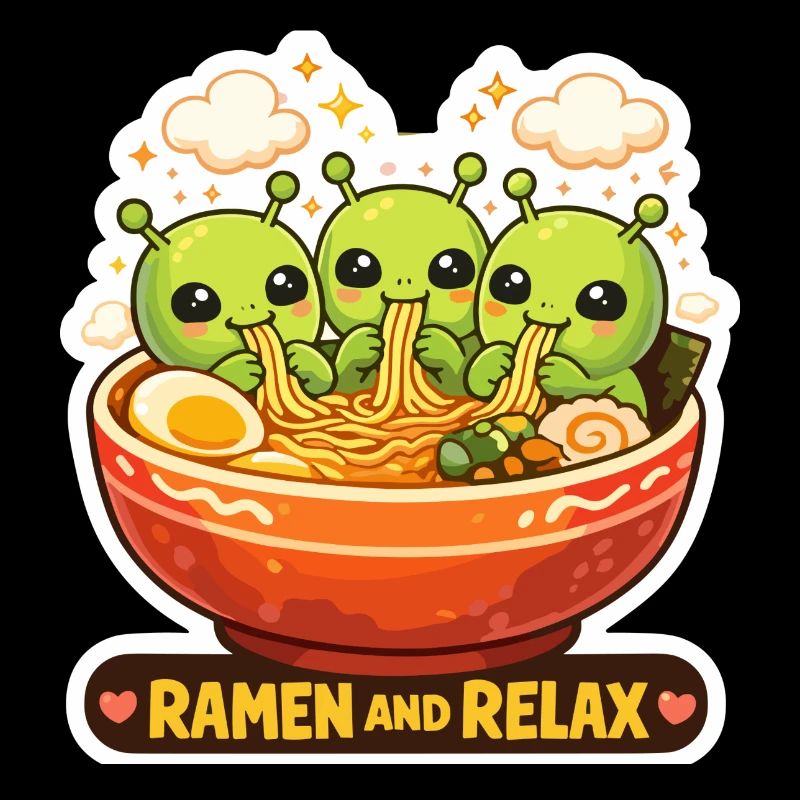 Ramen und Relax Aliens