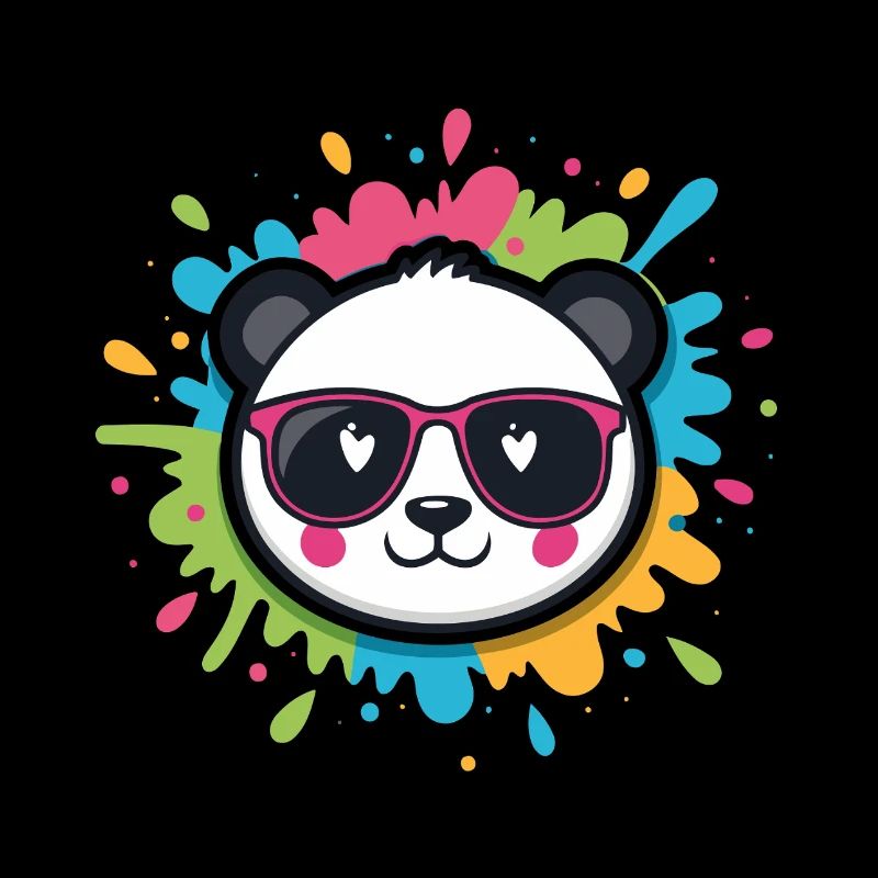 Panda Pop Farb-Spritzbrille