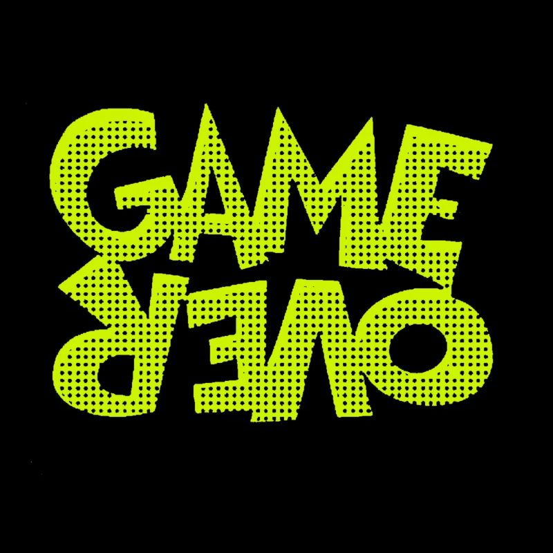 Game Over Retro-Pixel-Design