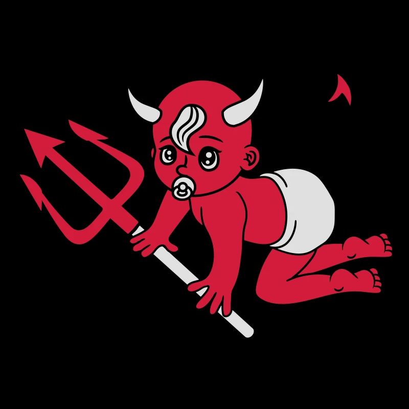 böse teufel dämon hölle teufelchen satan krabbeln
