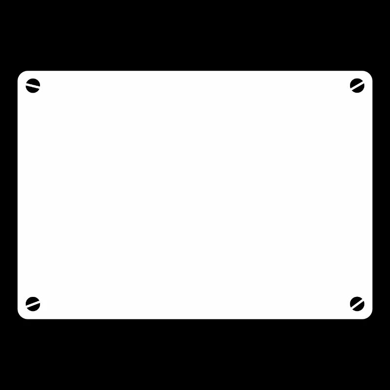 Plate White Shield