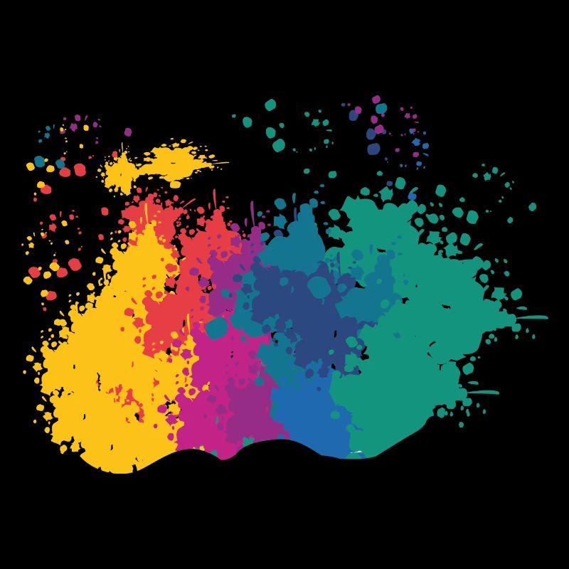 Splashes of Paint Blobs Paint Splashes Painter Gift