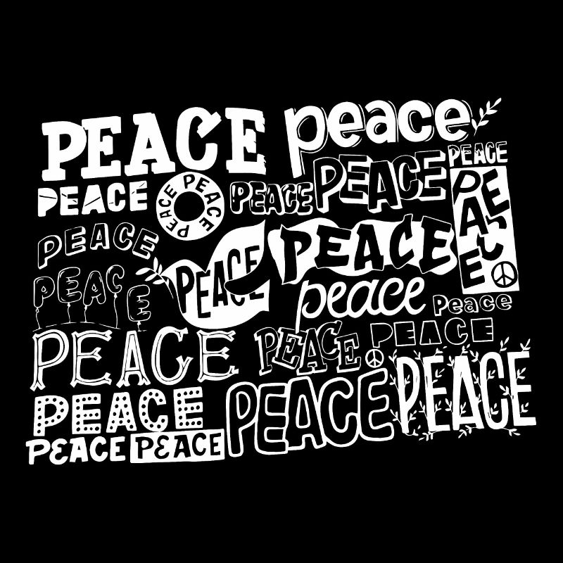 Peace - no war - peace