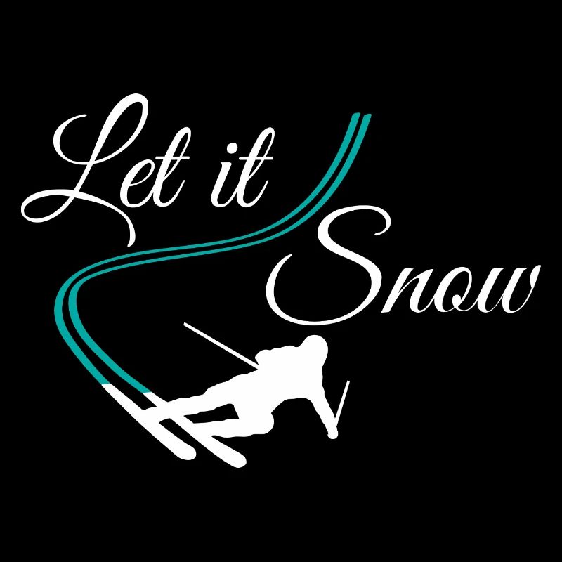 Let It Snow Skier