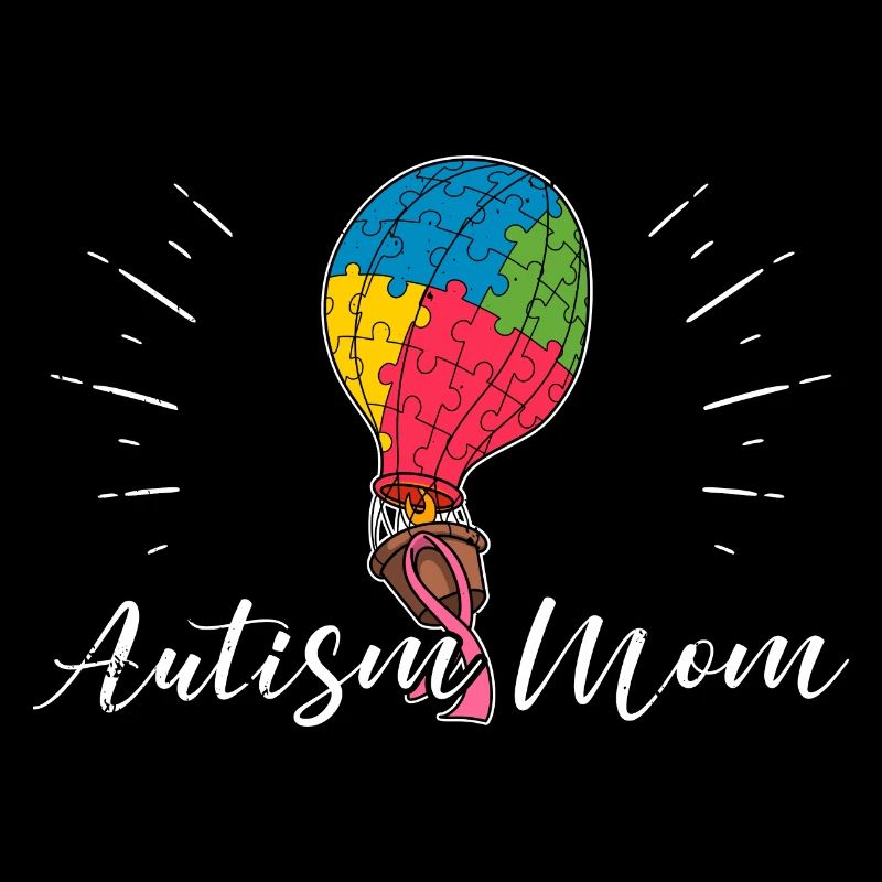 Autism Mom Luftballon Autist Puzzleteil