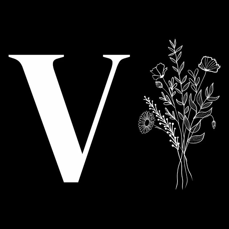 Lette v fleurs minimalistes