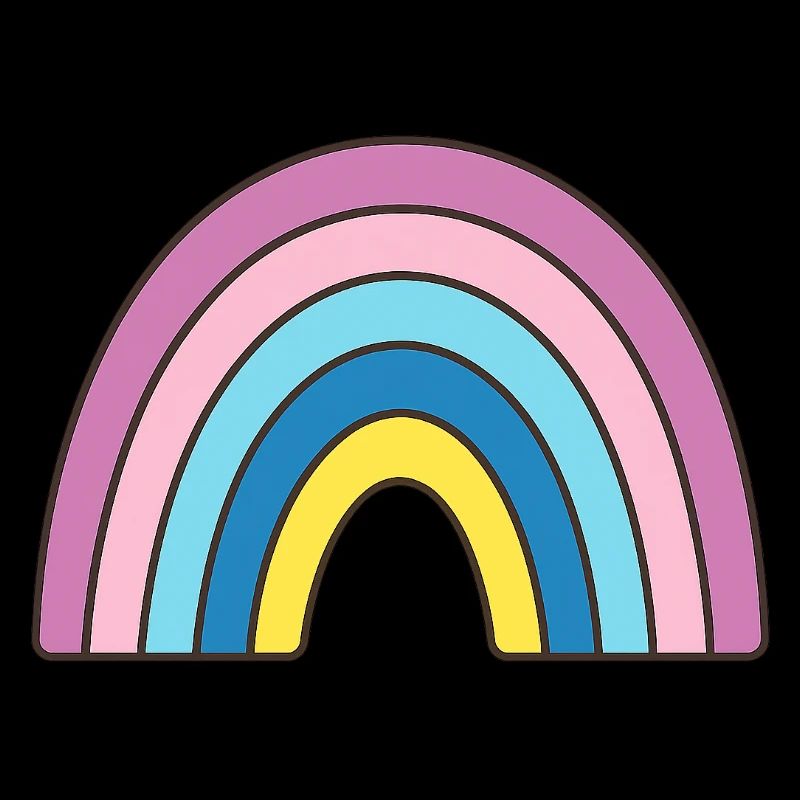 Pastel Rainbow Design