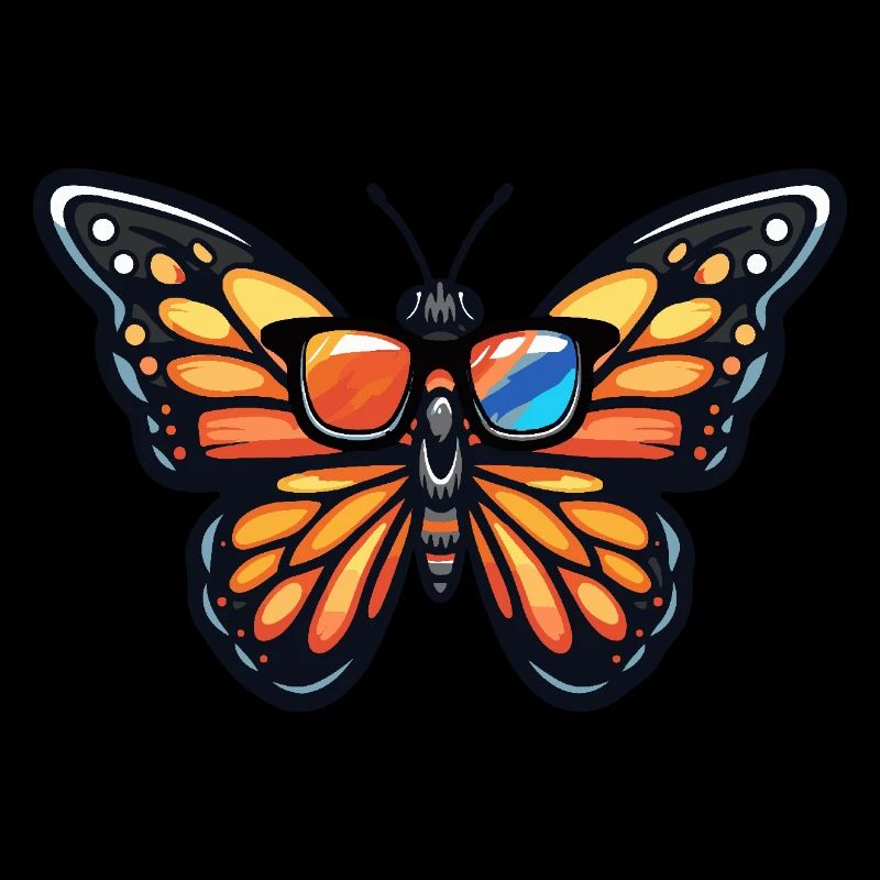 Schmetterling Cool Comic