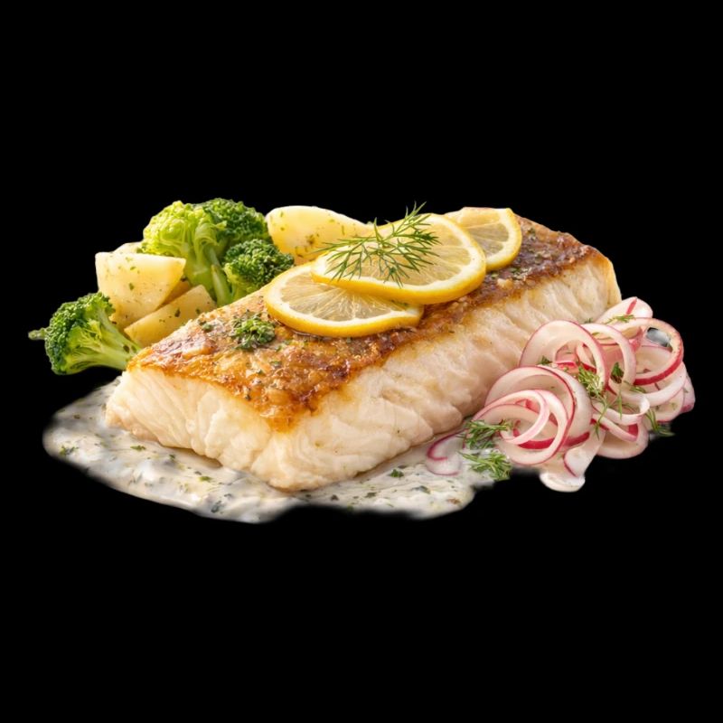 Filet de saumon au citron et à l’aneth