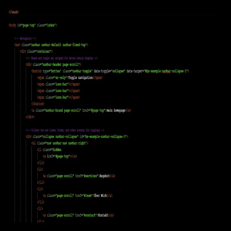 Programmation HTML. Chemise de ballot