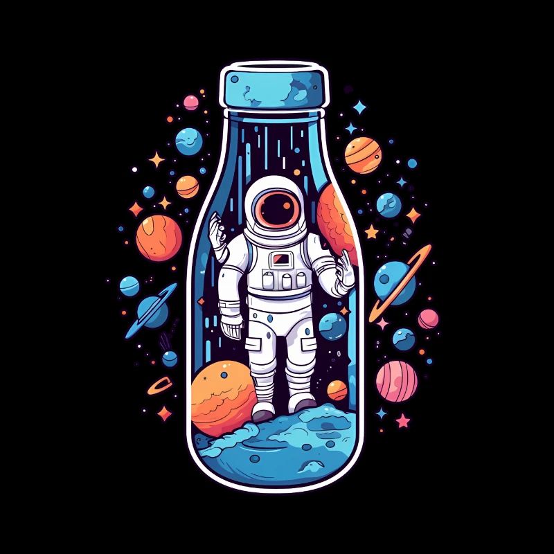 Astronaut Milky Way