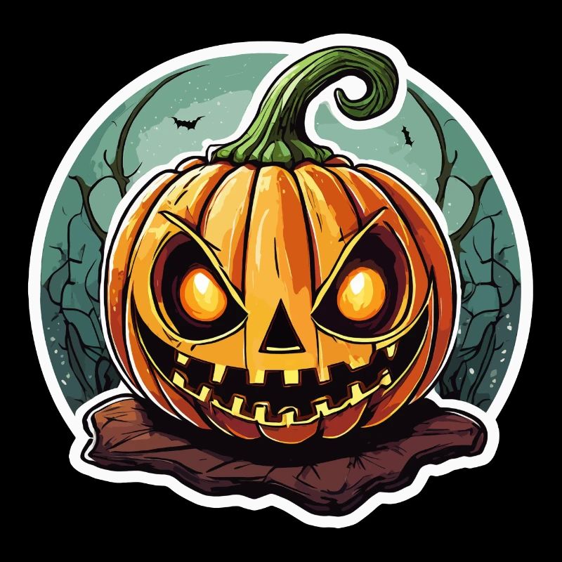 Sinister Jack o' Lantern Pumpkin