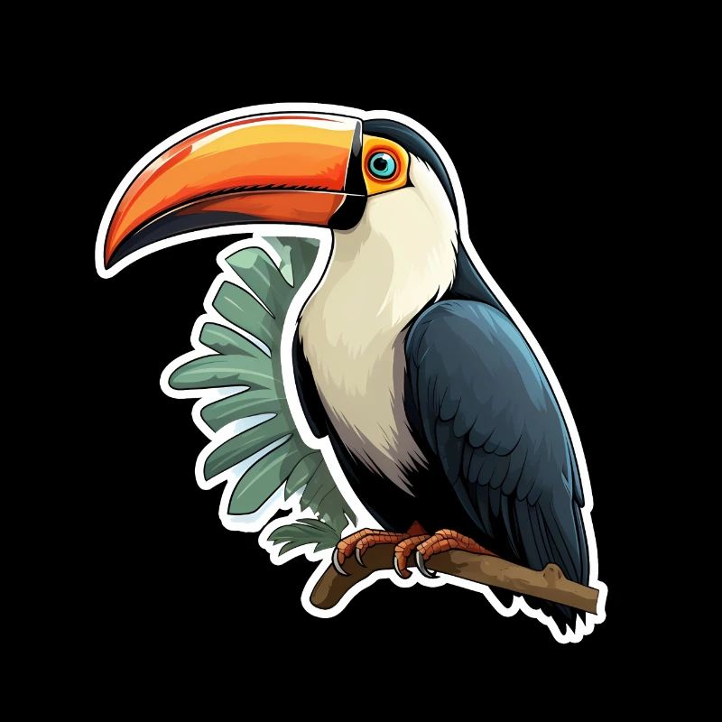 Tukan exotisch Vogel