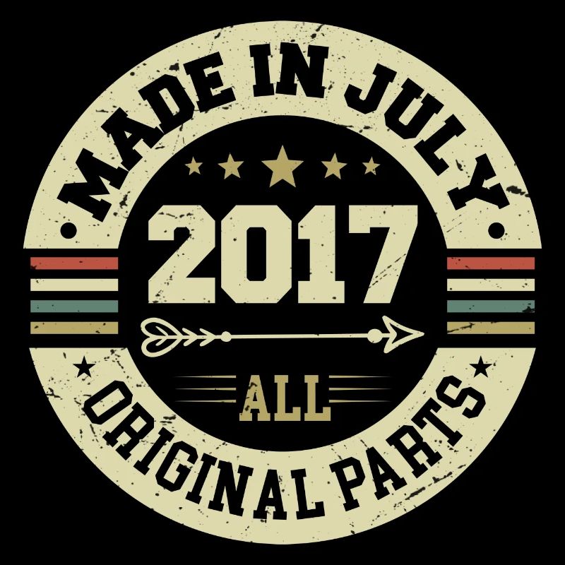 Juillet 2017 Cadeau d’anniversaire 2017 I Made in July