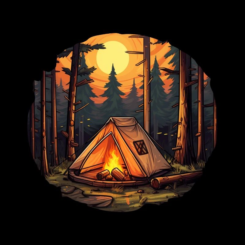Zelten Wald Natur Camping
