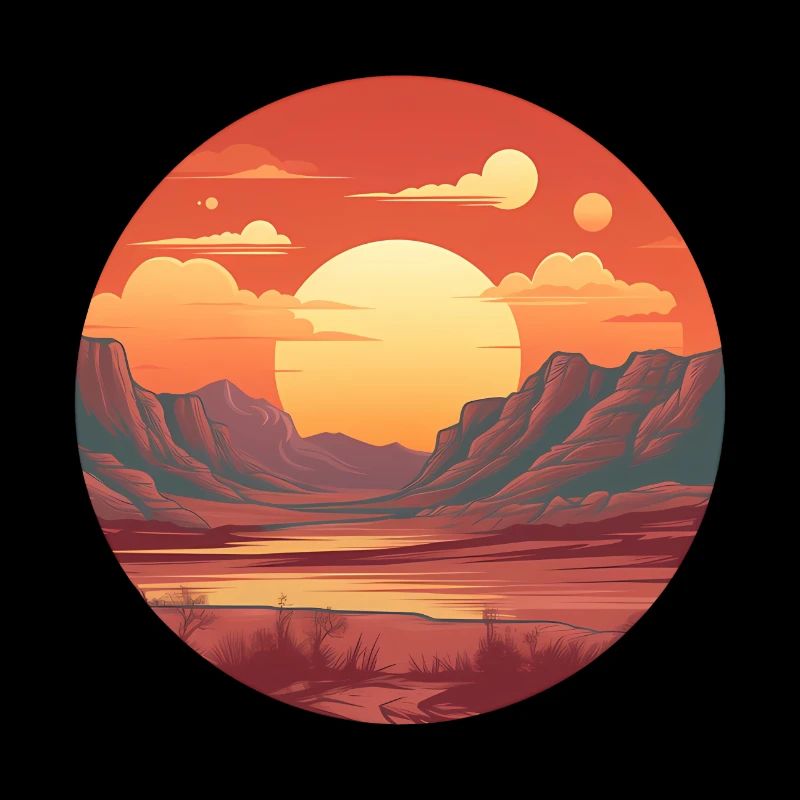 Wüste Canyon Landschaft