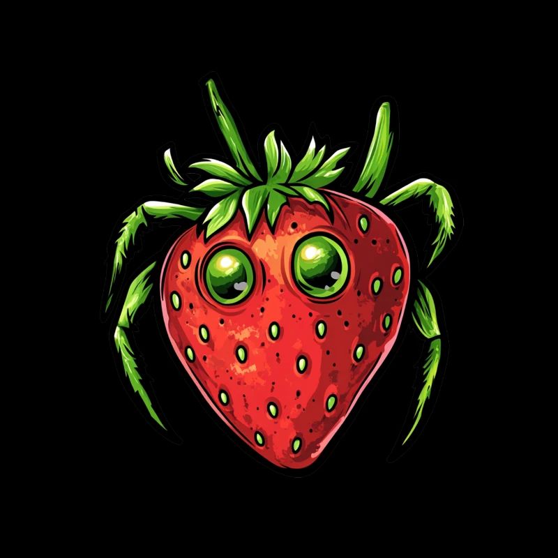 Erdbeerspinne Erdbeere Spinne