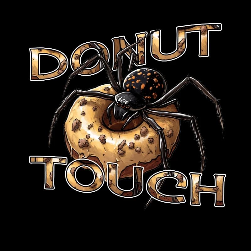 Donut Spider Jeu de mots drôle