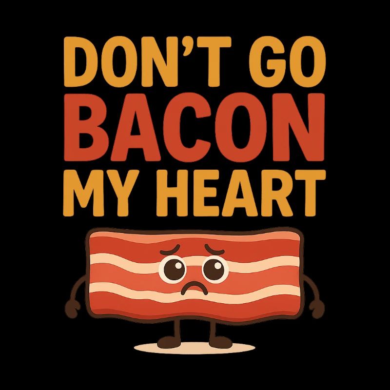 Bacon coeur Graffiti Design