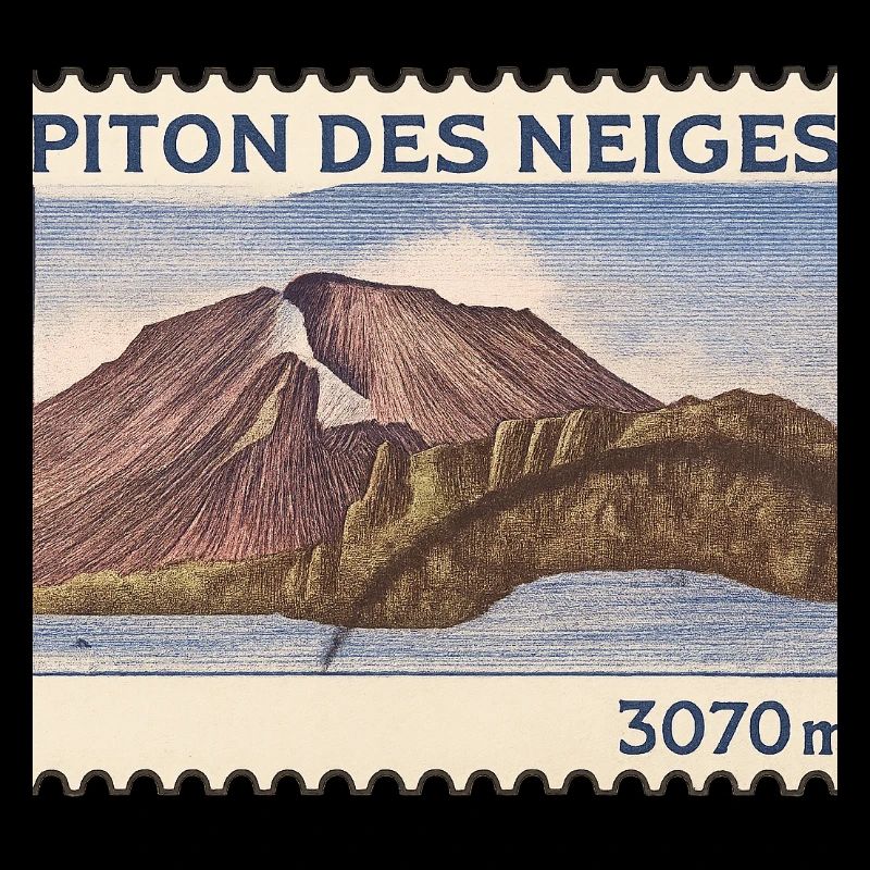 Piton des Neiges Stempel