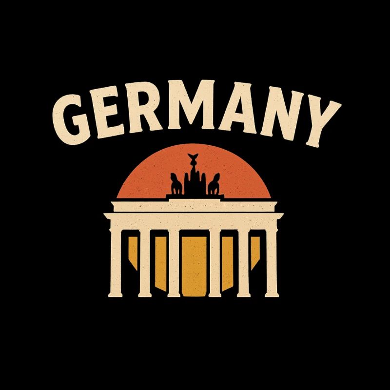 Germany Brandenburg Gate Sunset