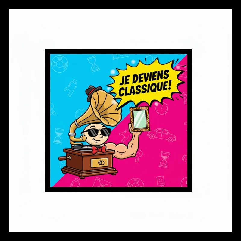 Ich werde zum klassischen Pop-Retro