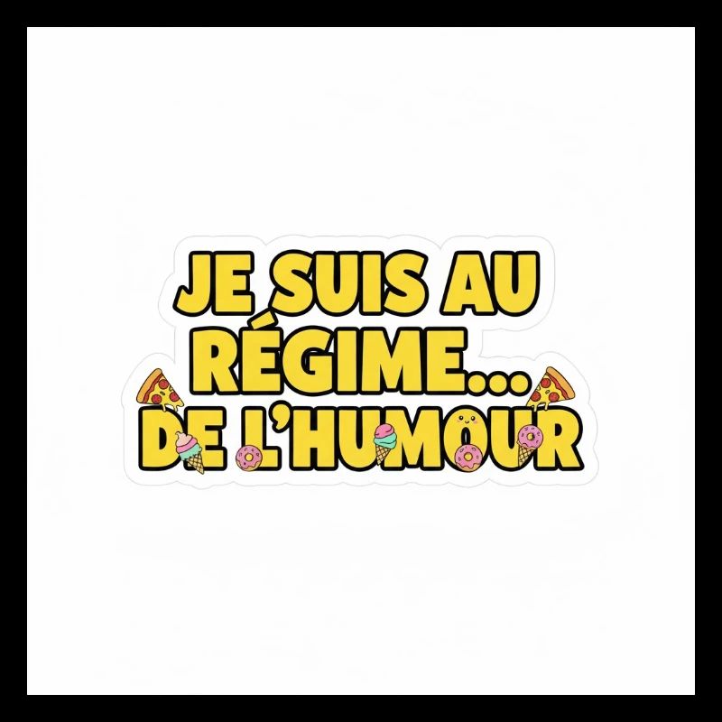 Ich mache eine humorvolle Diät