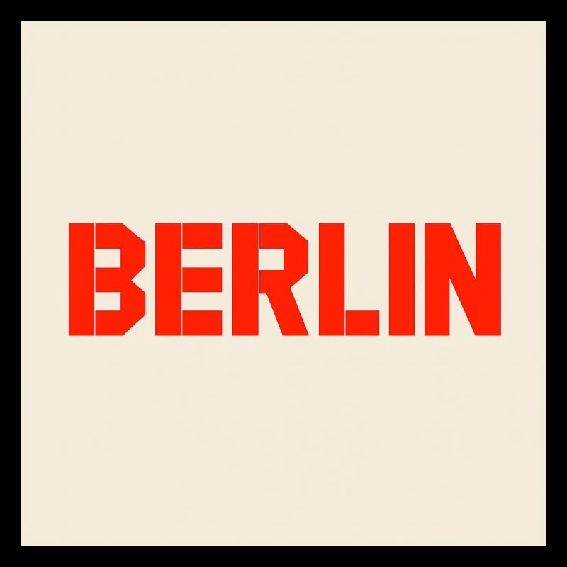 Berlin Bold Block Text