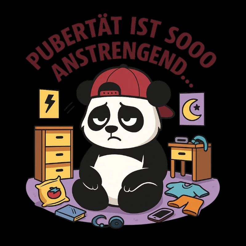 Puberty is so exhausting Panda