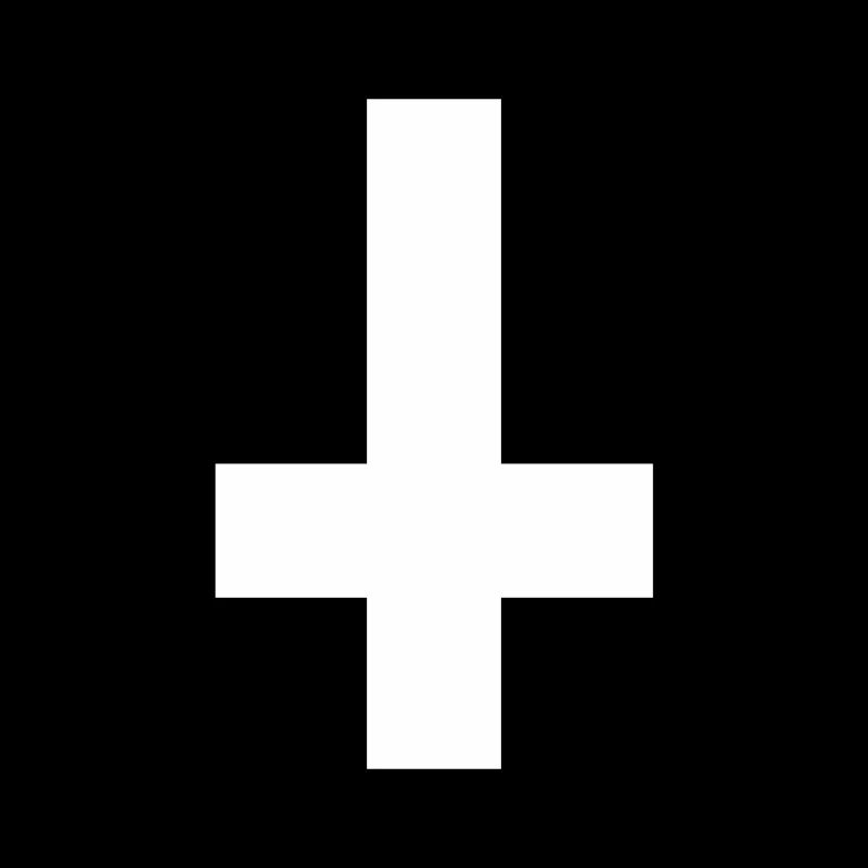 Croix inversée - Antichrist