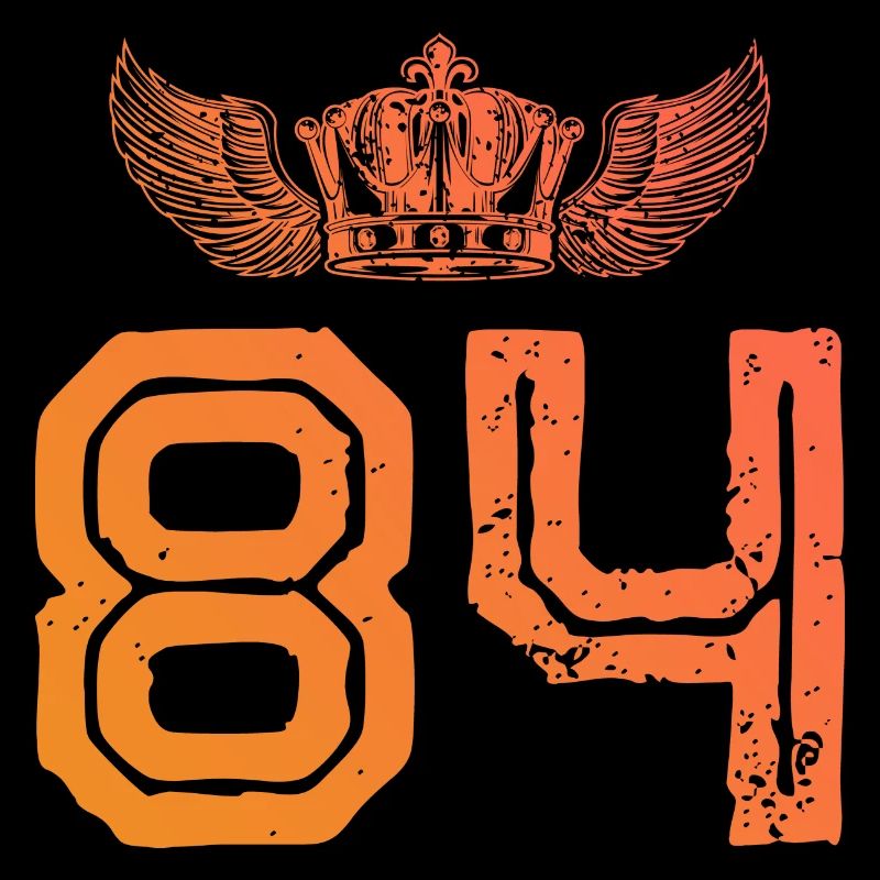 84 Number crown