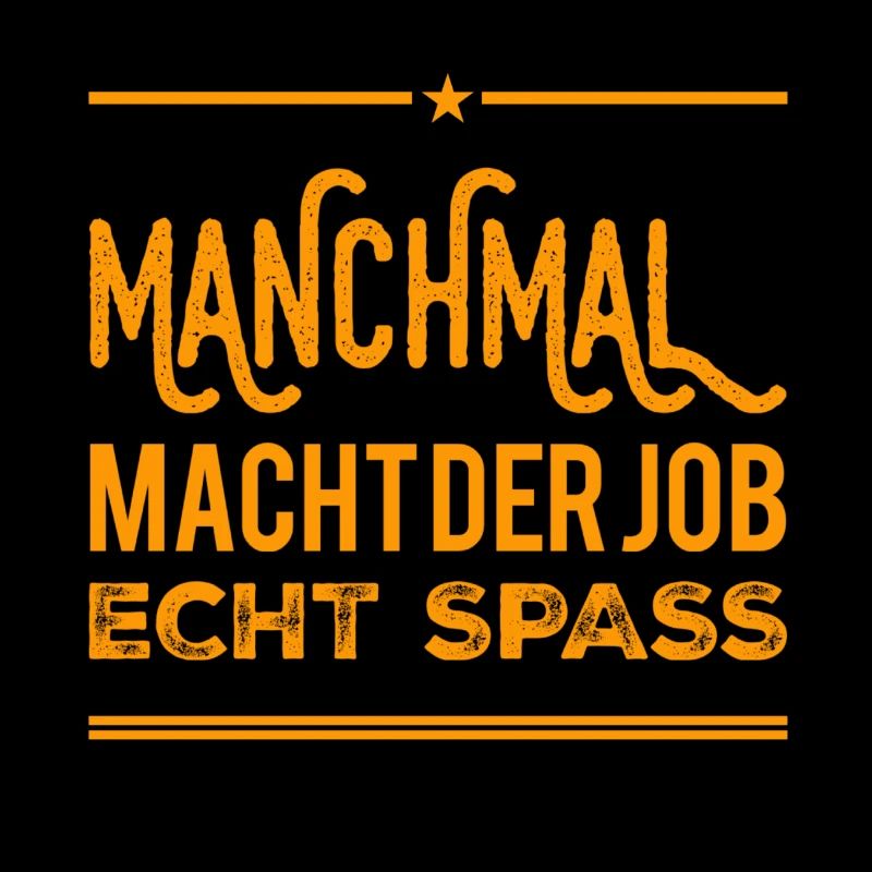 manchmal arbeite ich gern