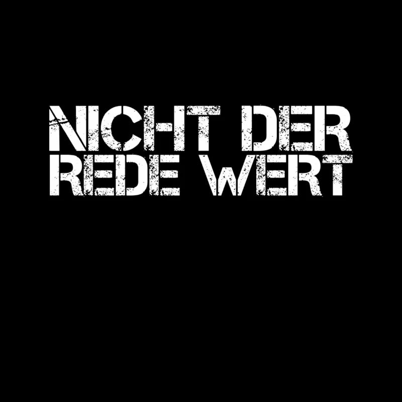 dazu schweige ich