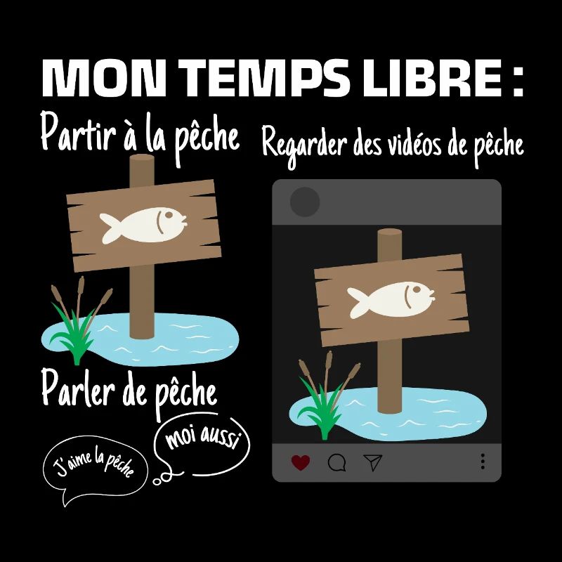 Mon temps libre : 100% pêche