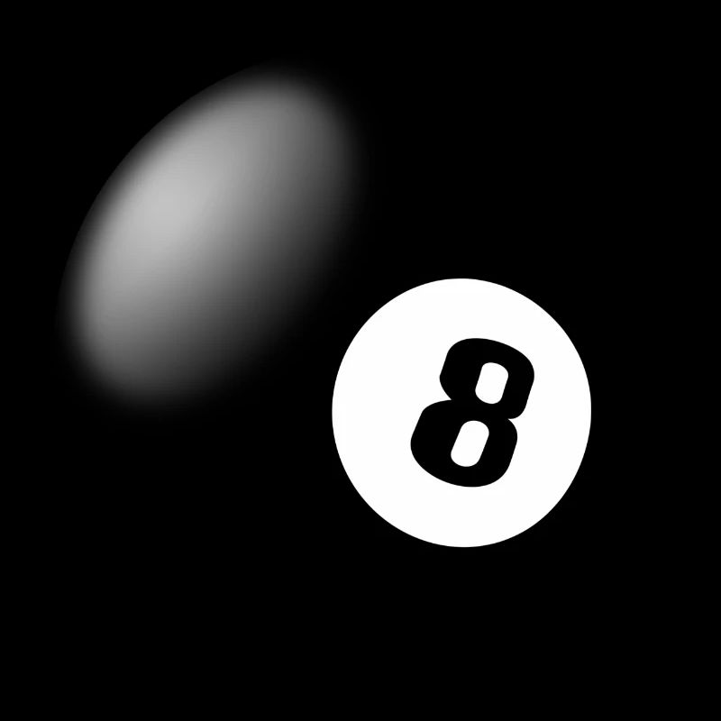 Billardkugel 8
