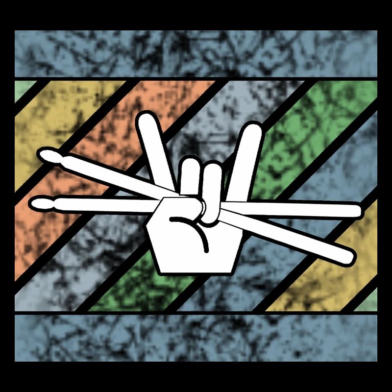 Drummer Drumsticks Schlagzeug Design