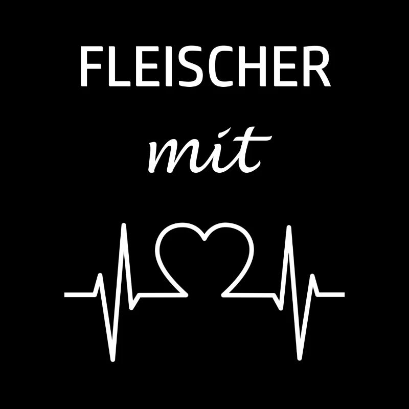 Fleischer Metzger mit Herz