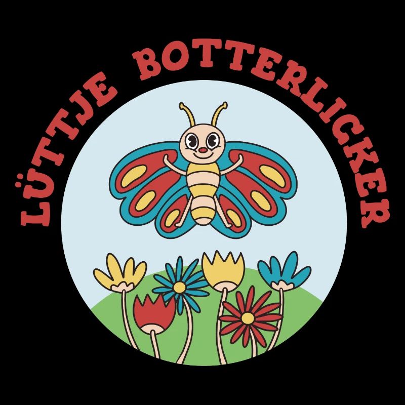 Lüttje Botterlicker kleiner Schmetterling