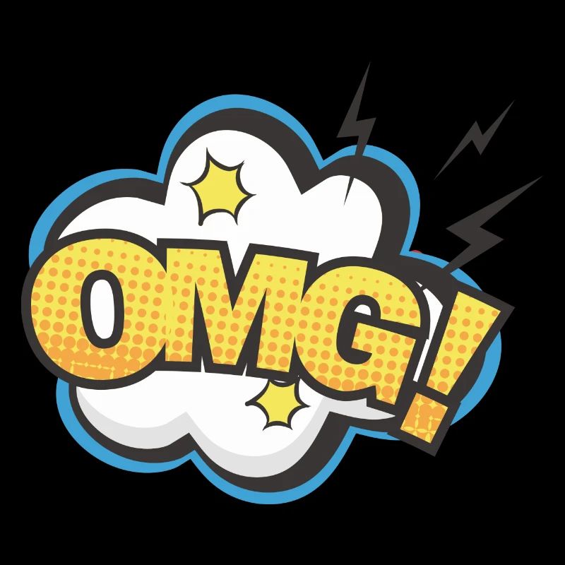 Bulle de dialogue omg éclair