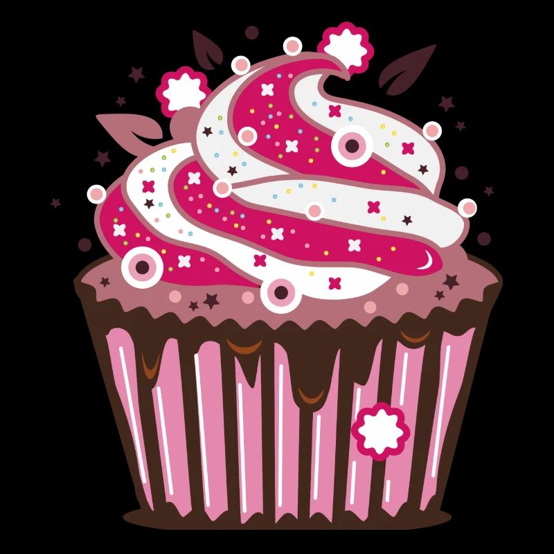A cupcake with frosting