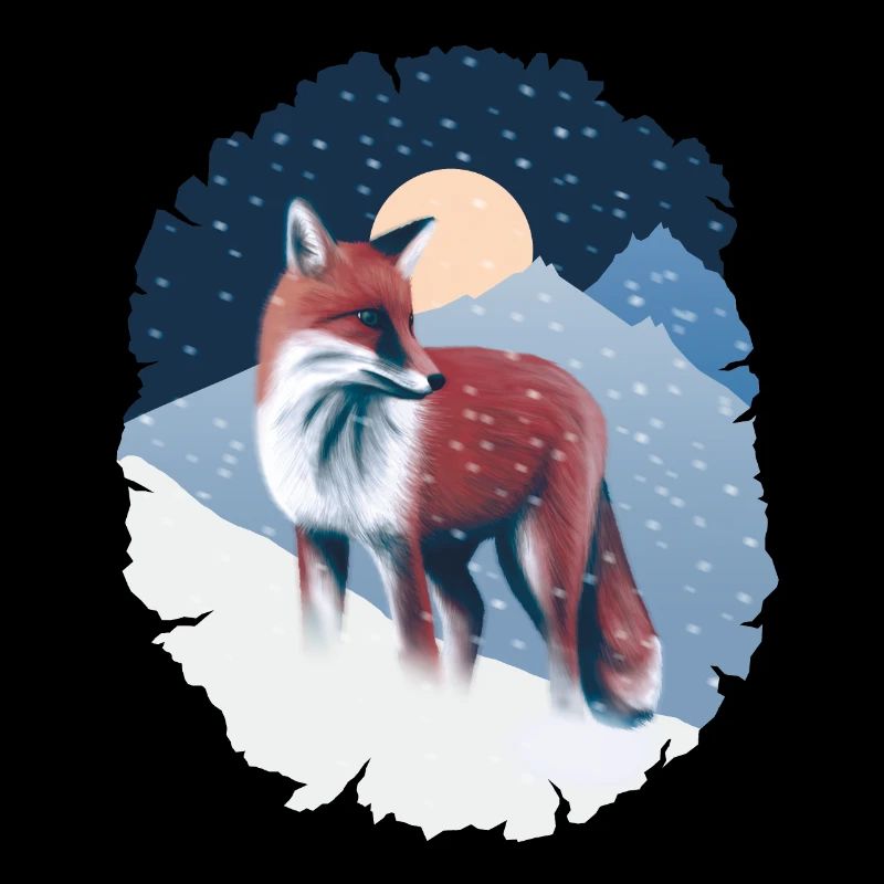 Fuchs im Schnee