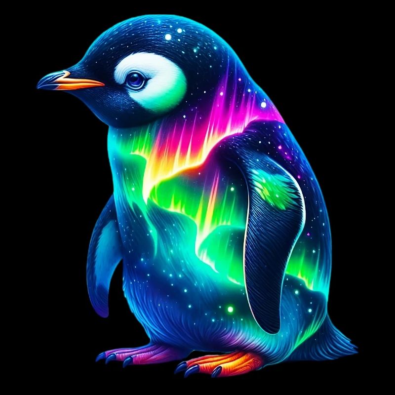 Aurora Borealis Pinguin