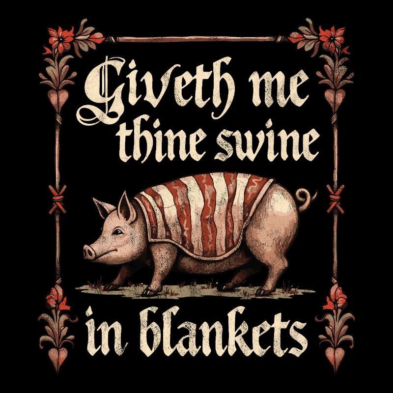 Donne-moi ton porc dans des couvertures