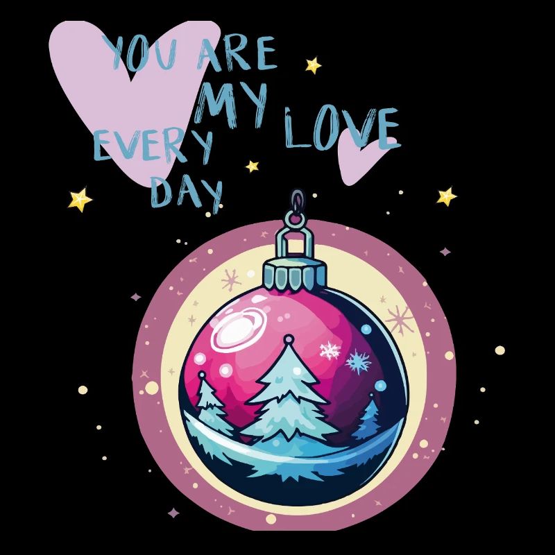 Weihnachtskugel Liebe 