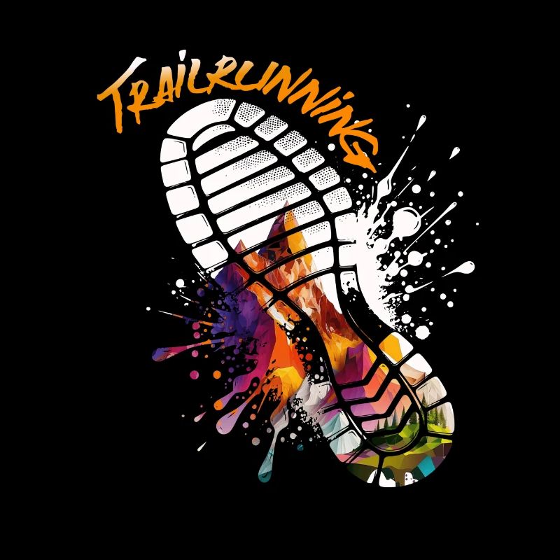 Course sur sentier. Sortez dans la nature.