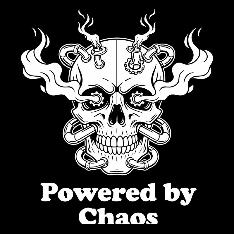 Chaos Flames Skull Pattern
