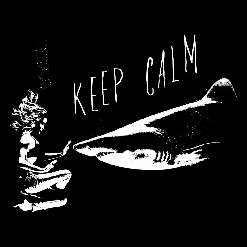 Keep Calm - Shark Edition