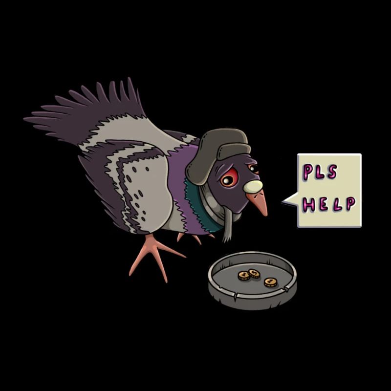 Pigeon triste
