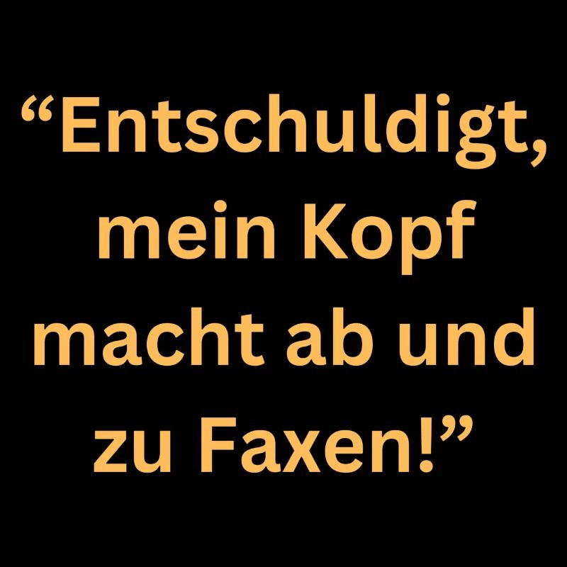 Sorry head makes faxing1